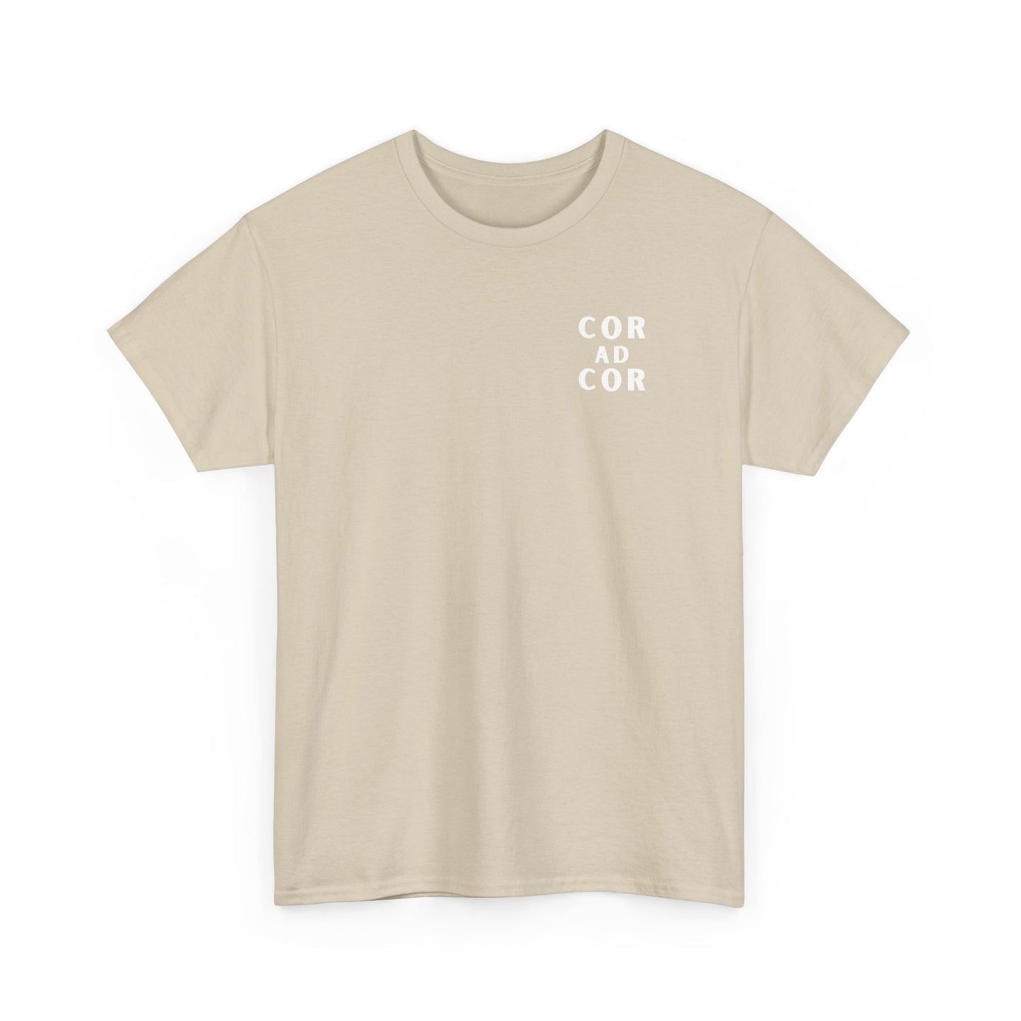 'Cor ad Cor' Unisex Cotton Short Sleeve Tee