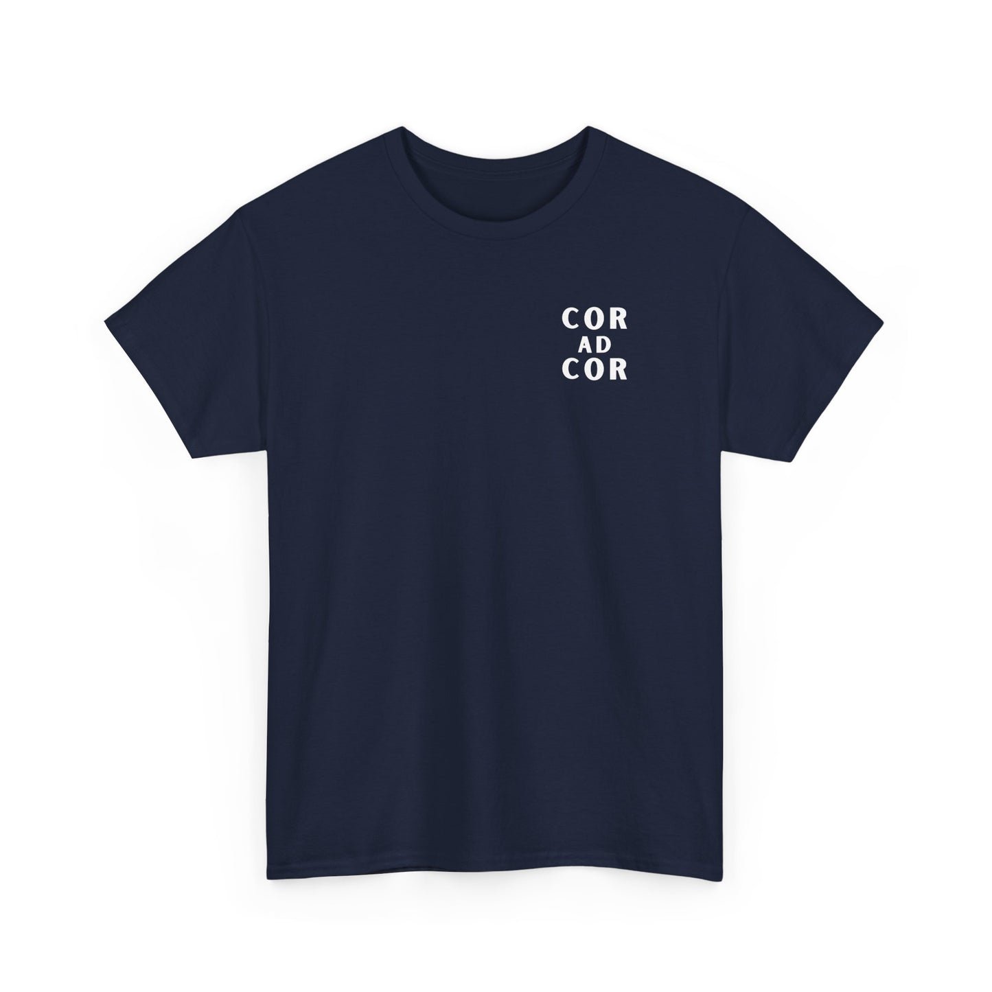 'Cor ad Cor' Unisex Cotton Short Sleeve Tee