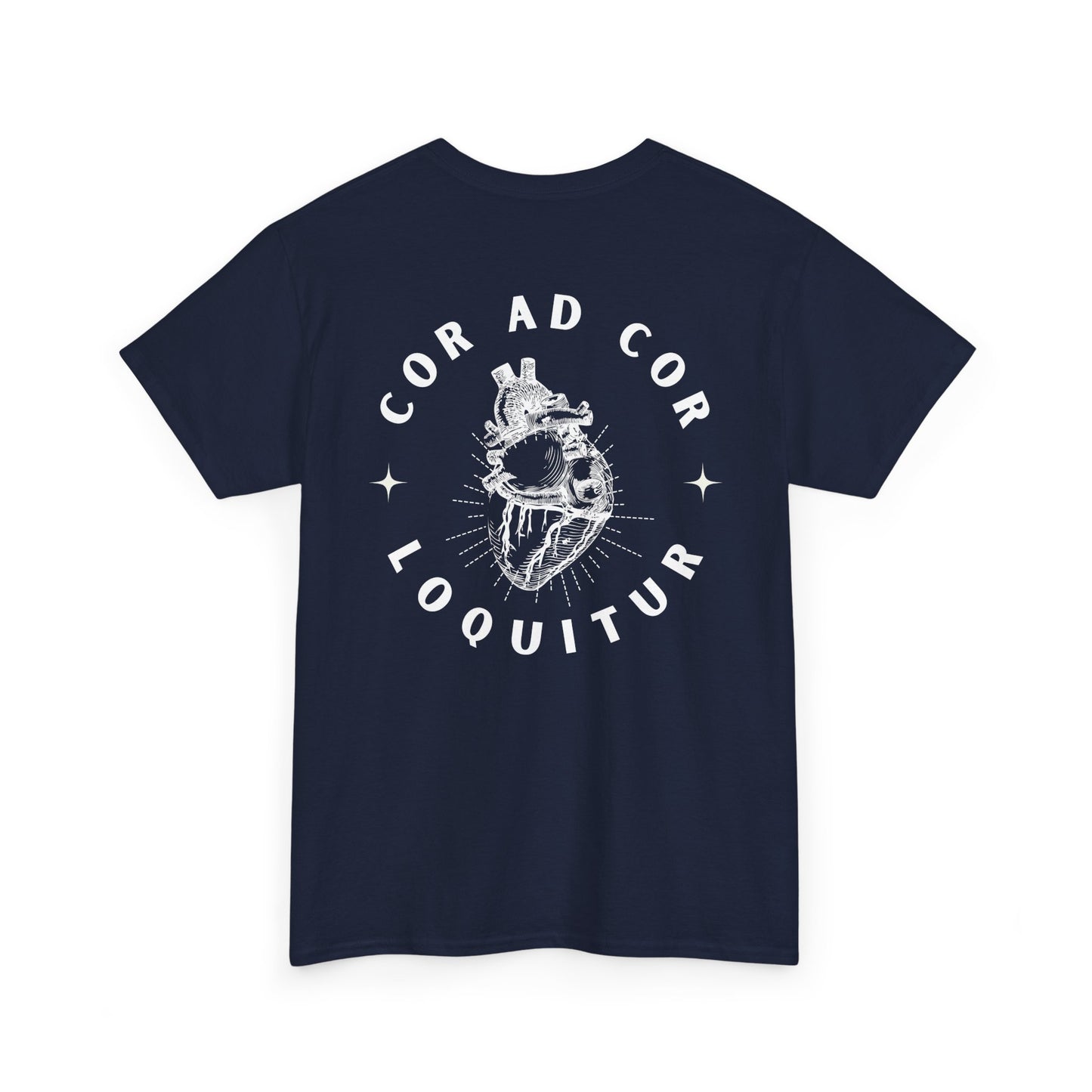 'Cor ad Cor' Unisex Cotton Short Sleeve Tee