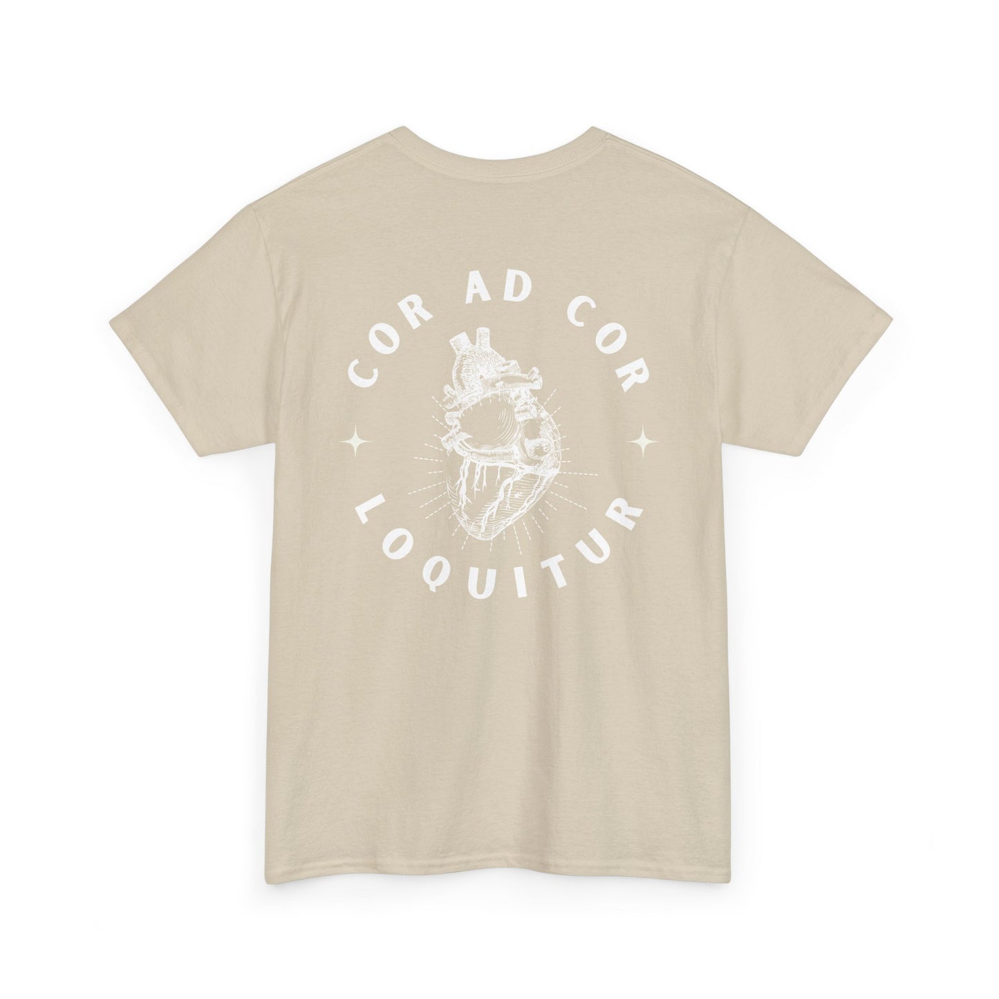 'Cor ad Cor' Unisex Cotton Short Sleeve Tee