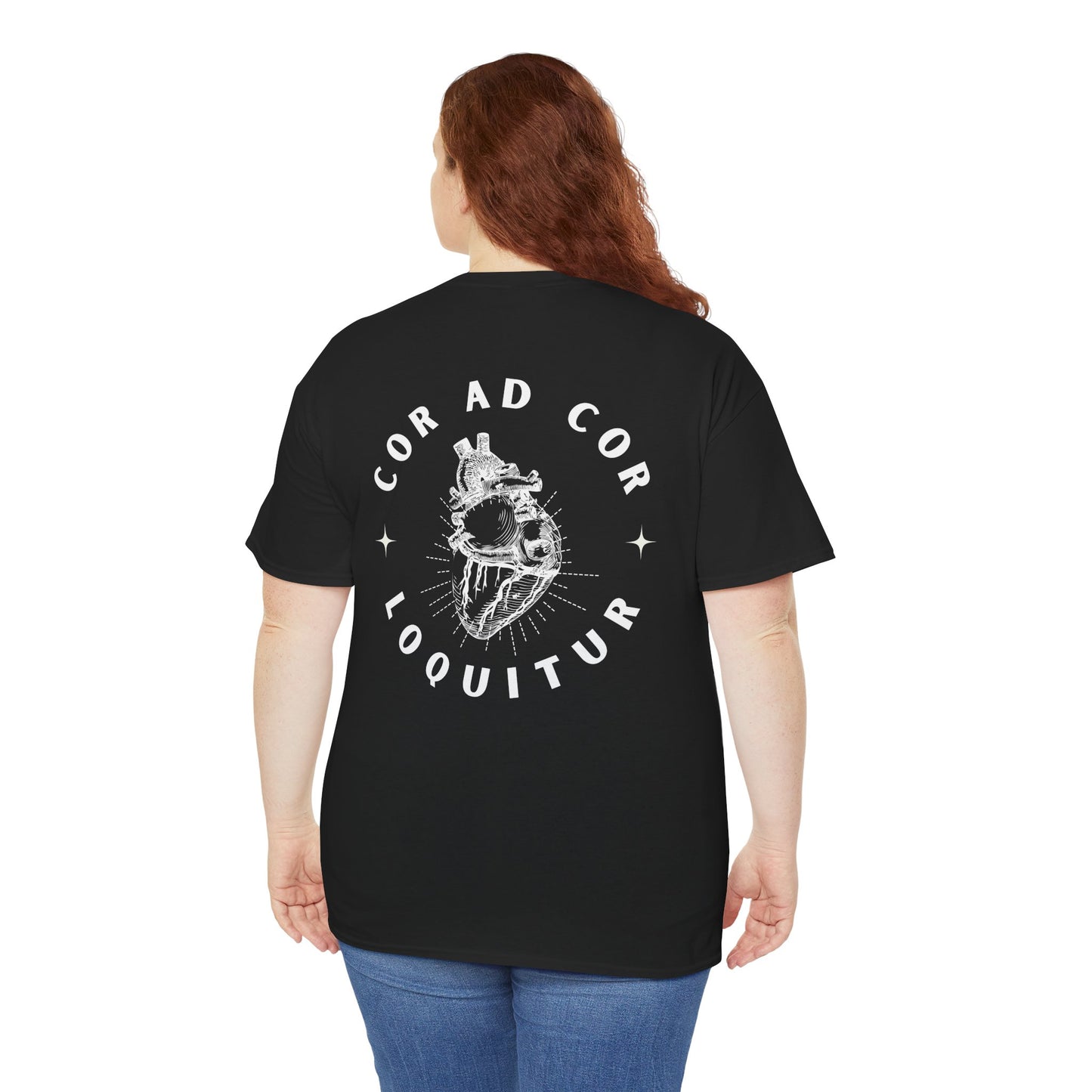 'Cor ad Cor' Unisex Cotton Short Sleeve Tee